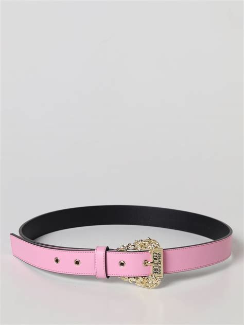 hot pink versace belt|Versace jeans couture belt women's.